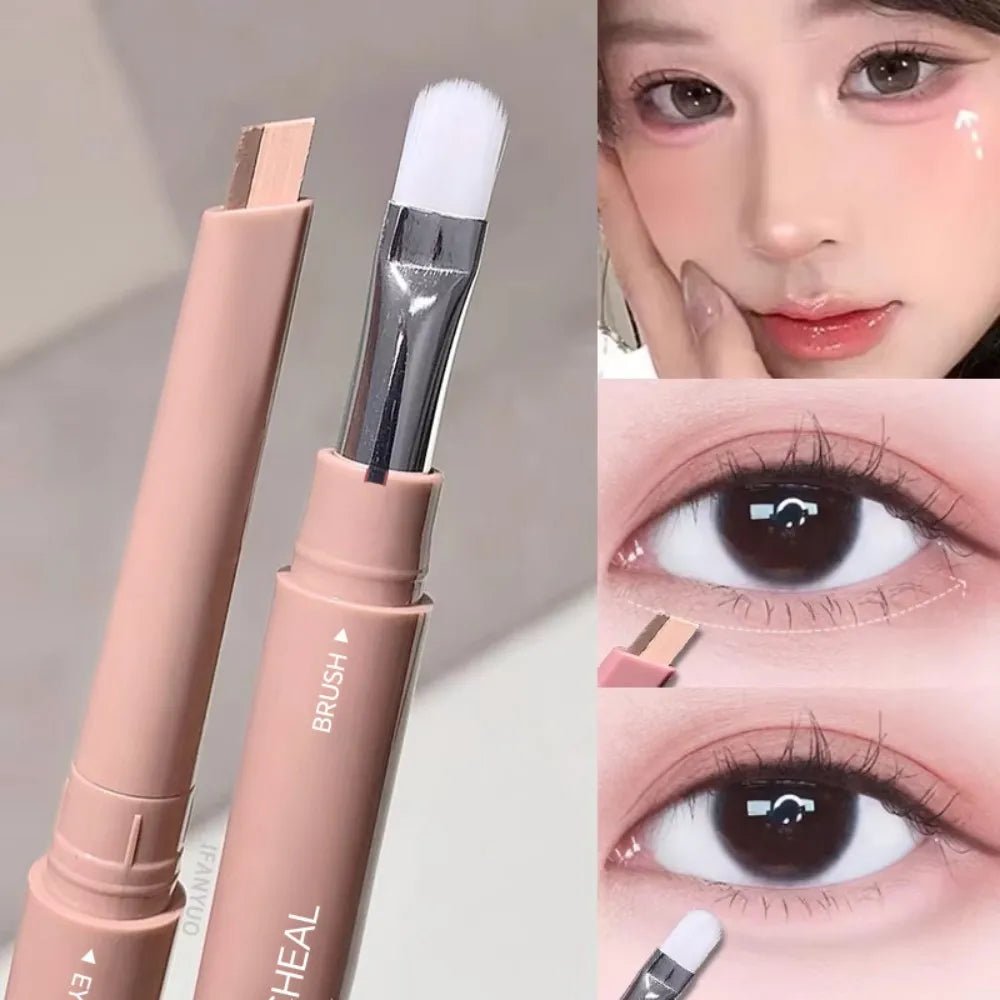 2-en-1 Crayon Fard à Paupières & Highlighter Nude Pink – Effet Mat - PrimeFinds