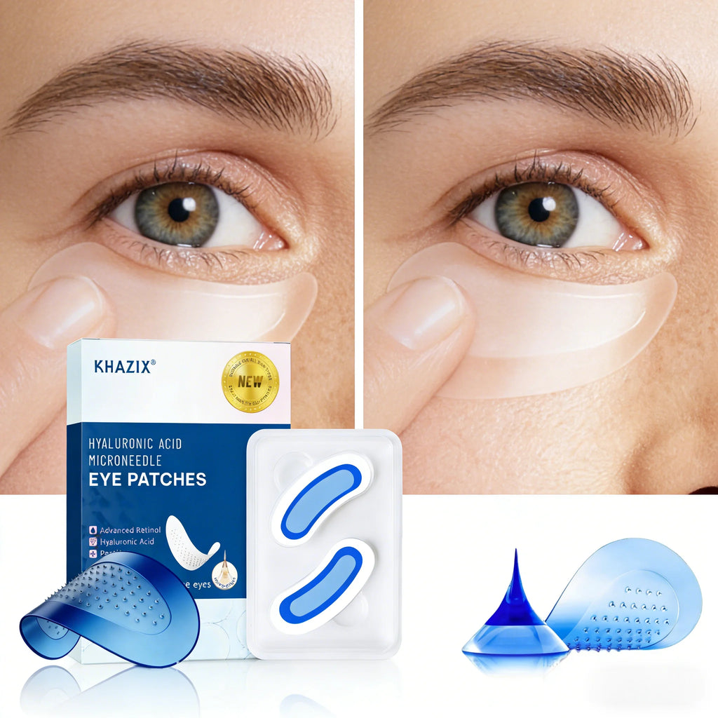 Patches Micro-Aiguilles Rétinol & Acide Hyaluronique — Anti-Rides Yeux & Visage - PrimeFinds