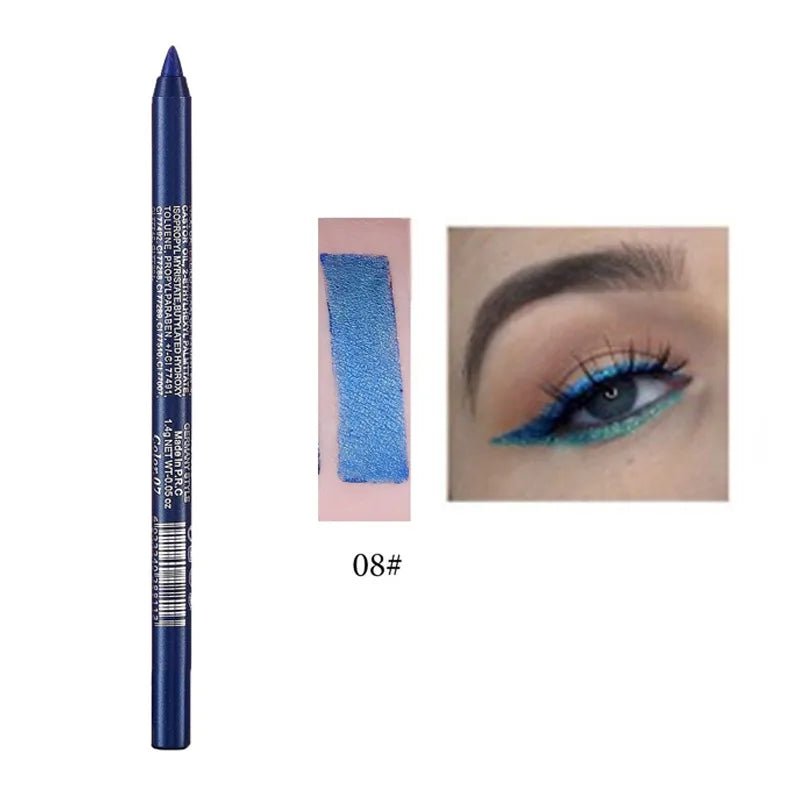 Crayon Eyeliner & Ombre à Paupières Nacré Waterproof | 17 Couleurs - PrimeFinds