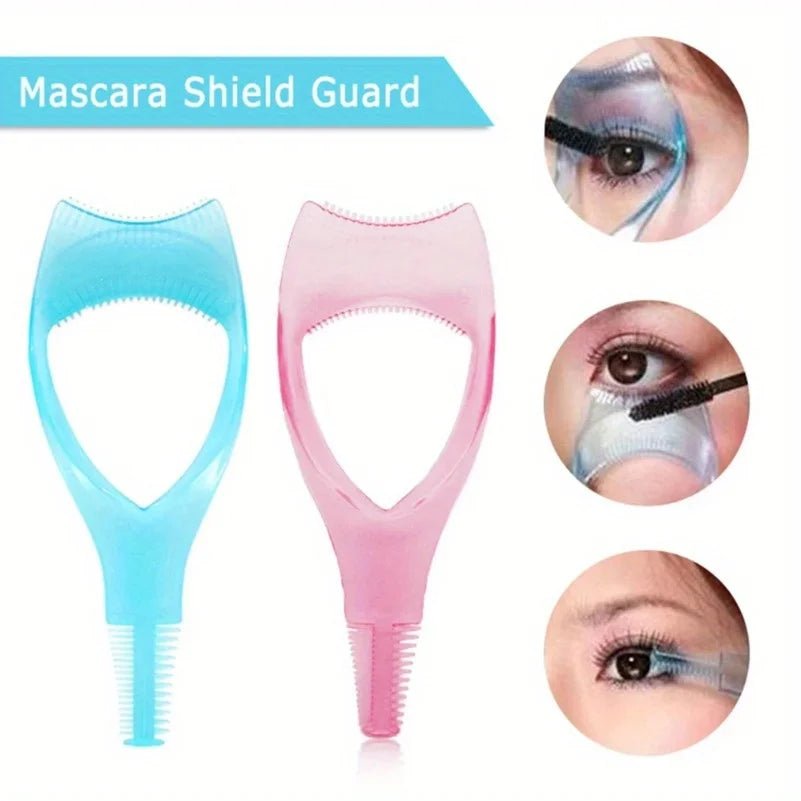 Applicateur Mascara & Peigne Cils 3-en-1 — Guide Anti-Bavures - PrimeFinds